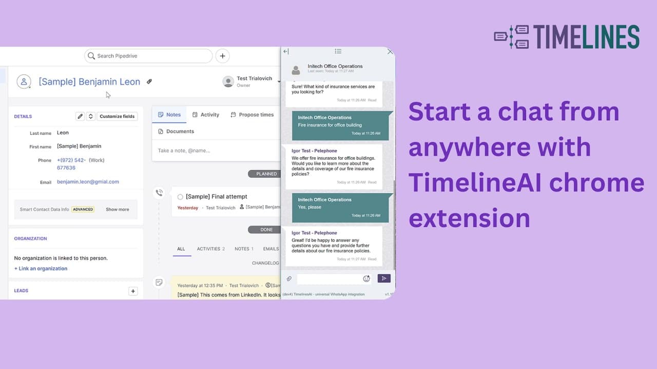 TimelinesAI in Aktion erleben