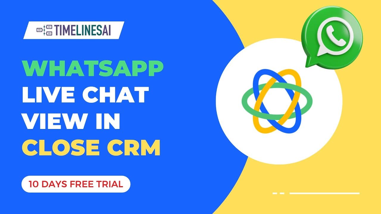 Comment utiliser la vue chat WhatsApp dans Close CRM