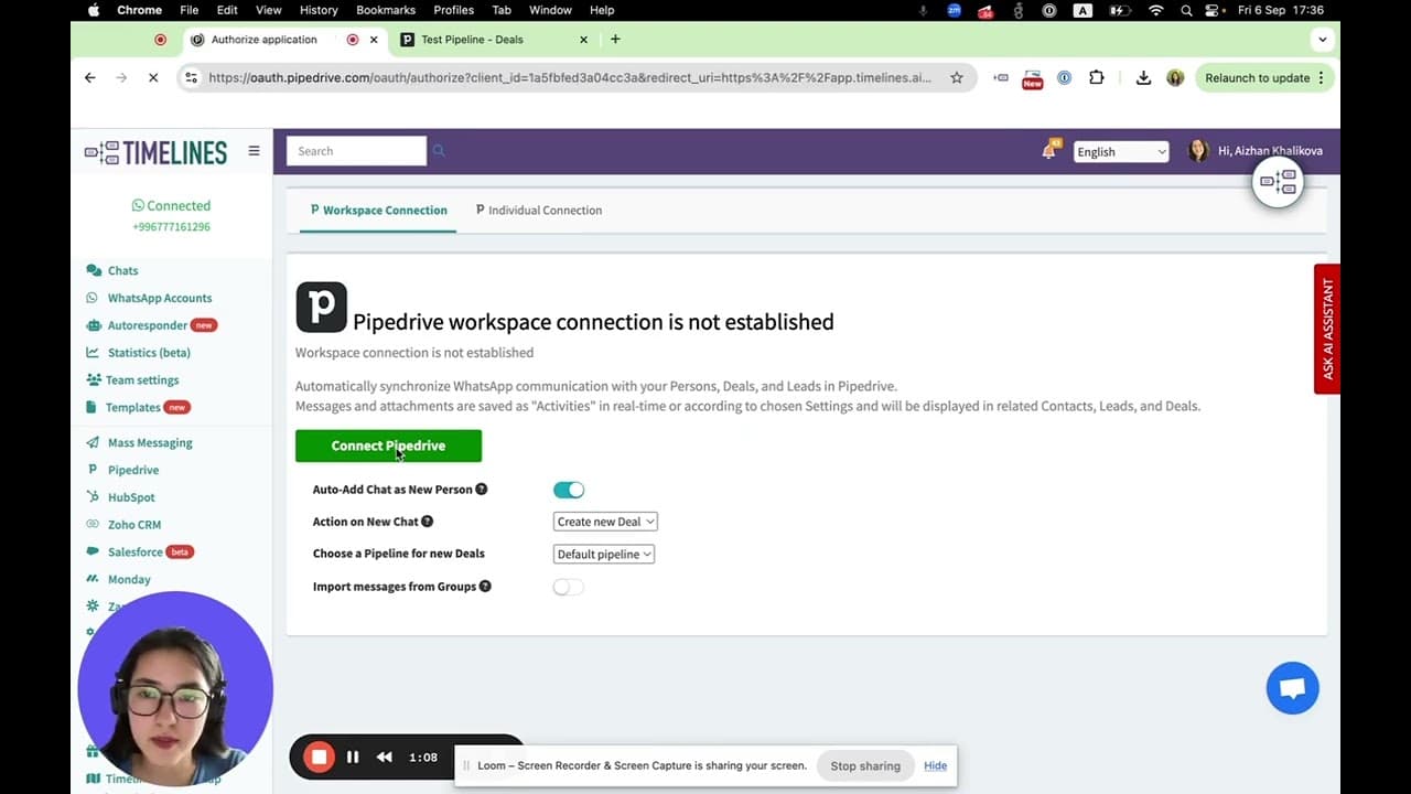 Guarda Come Funziona l'Integrazione Pipedrive WhatsApp