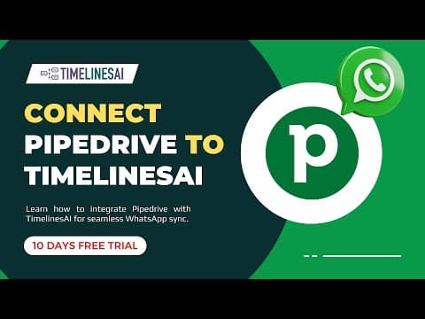 Pipedrive and WhatsApp Integration by TimelinesAI | TimelinesAI