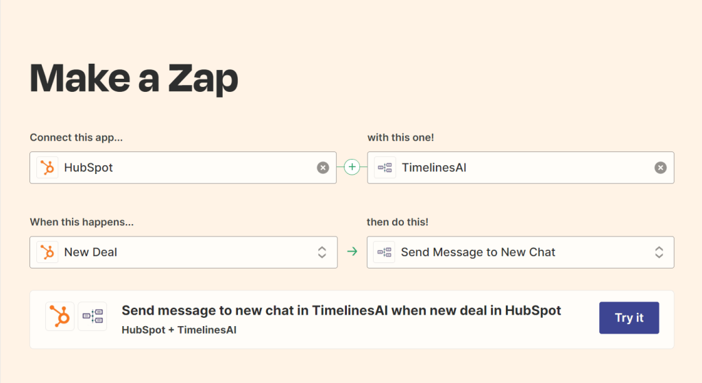 WhatsApp and Zapier automation 4 Send a WhatsApp message when new